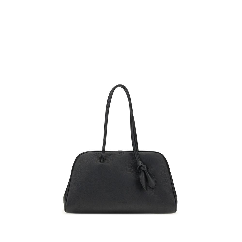 Jacquemus Black Calf Leather Il Turismo Handbag