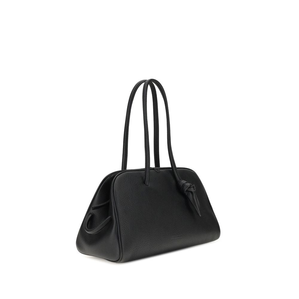 Jacquemus Black Calf Leather Il Turismo Handbag