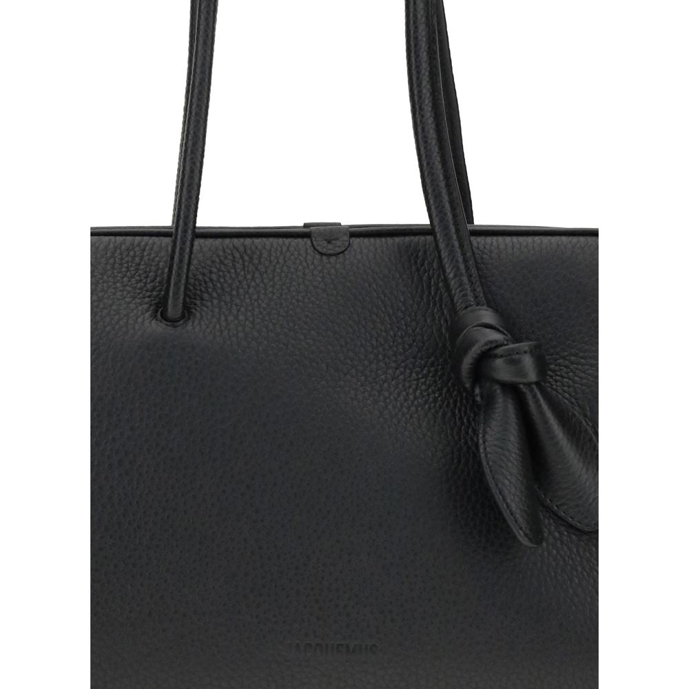 Jacquemus Black Calf Leather Il Turismo Handbag
