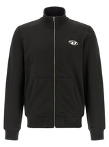 Sweat-shirt Diesel en coton noir