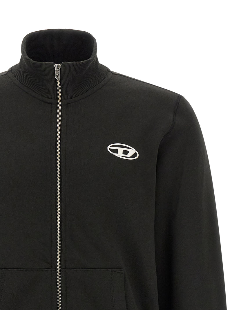 Sweat-shirt Diesel en coton noir