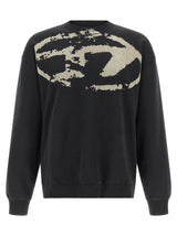 Sweat-shirt Diesel en coton noir