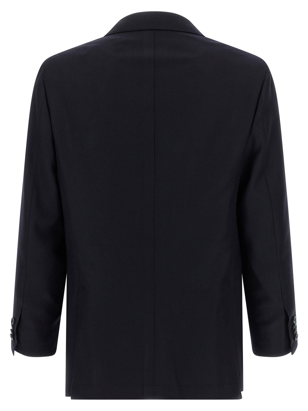 Costume deux pièces Kiton en pure laine vierge bleue