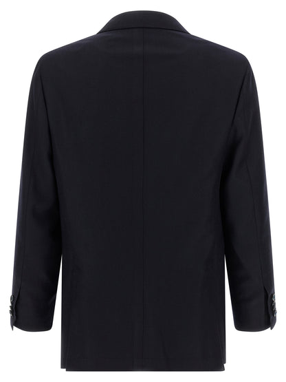 Kiton Blue Virgin Wool Two-Piece Suit