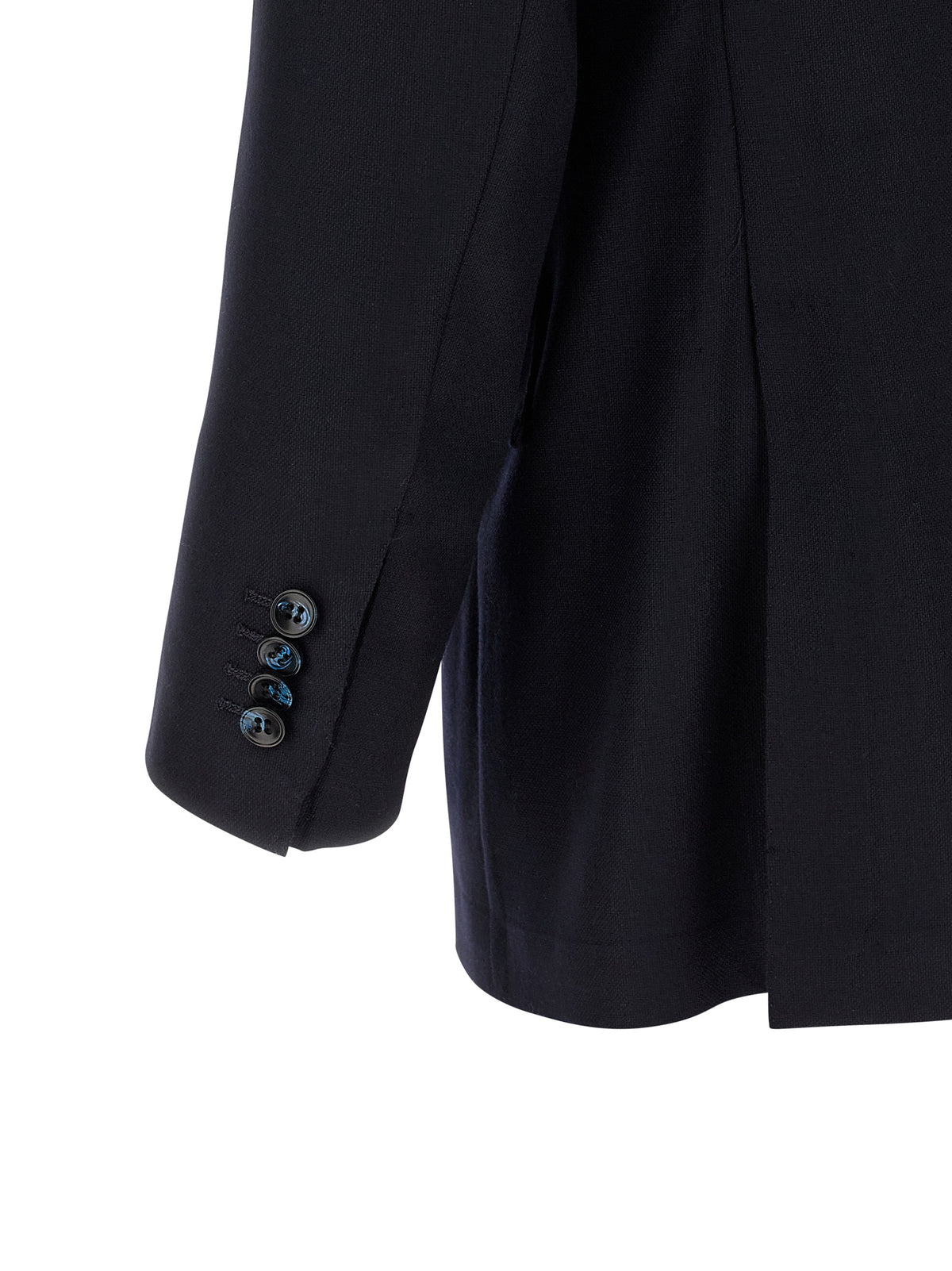 Costume deux pièces Kiton en pure laine vierge bleue