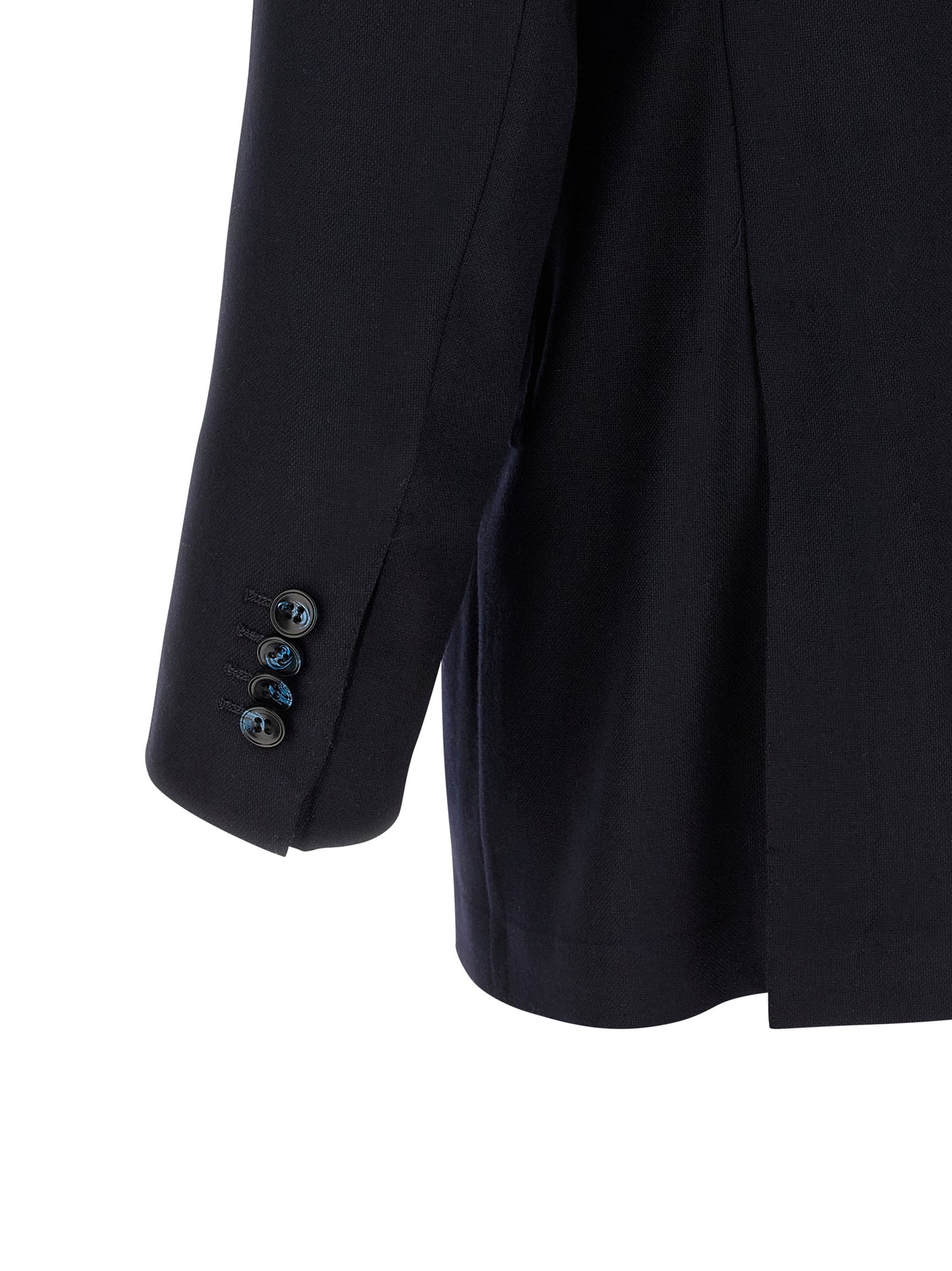 Kiton Blue Virgin Wool Two-Piece Suit