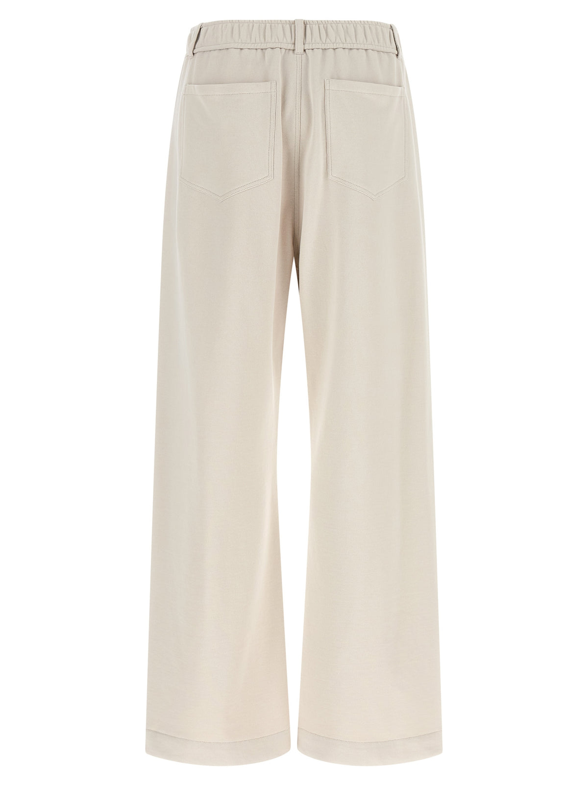 Brunello Cucinelli Pantalon de sport en coton beige