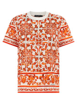 Dolce & Gabbana Orange Cotton T-Shirt