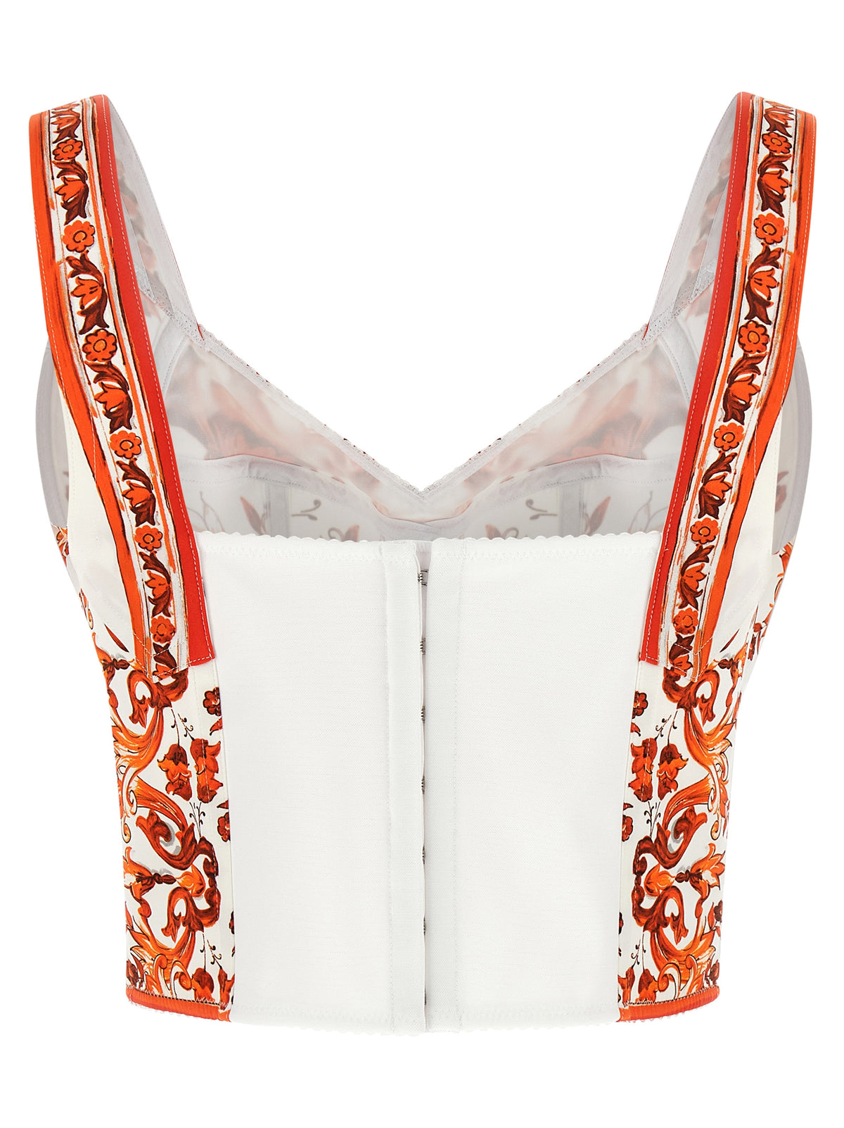 Chemisier en soie orange Dolce & Gabbana