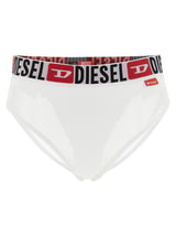 Slip blanc en coton Diesel