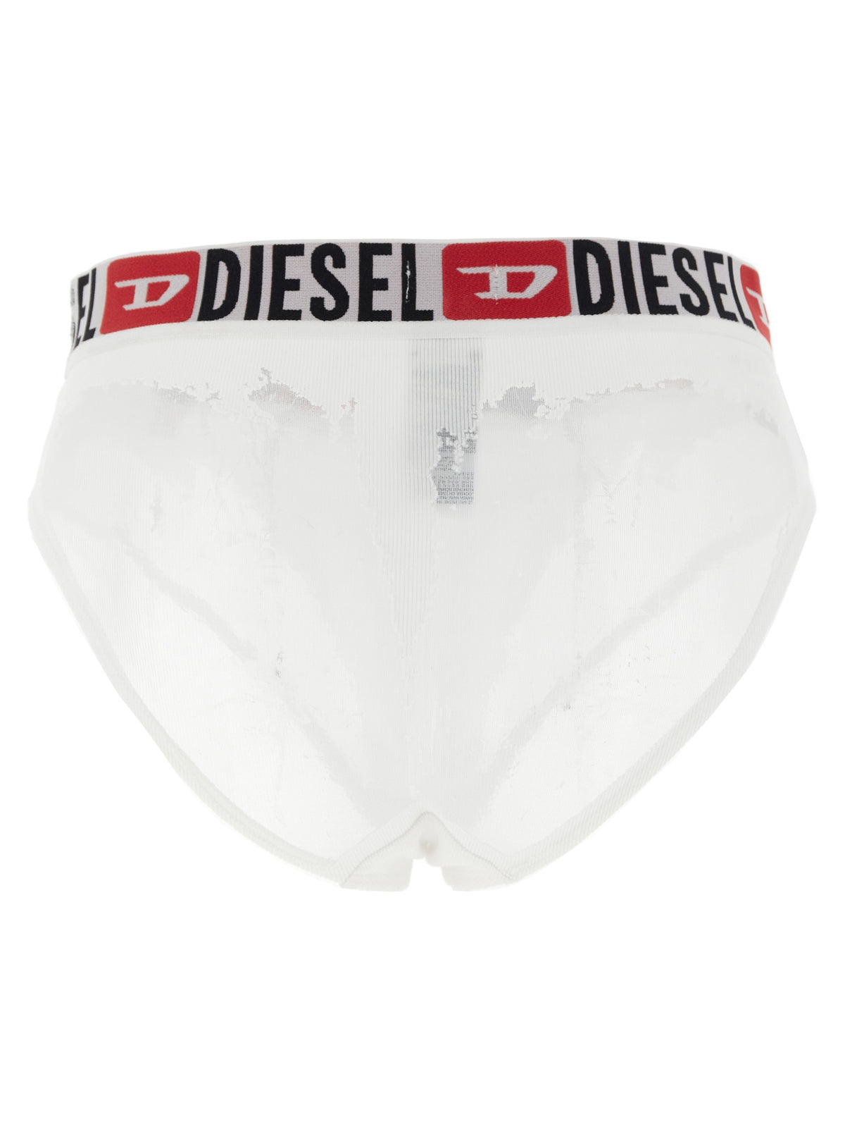Slip blanc en coton Diesel