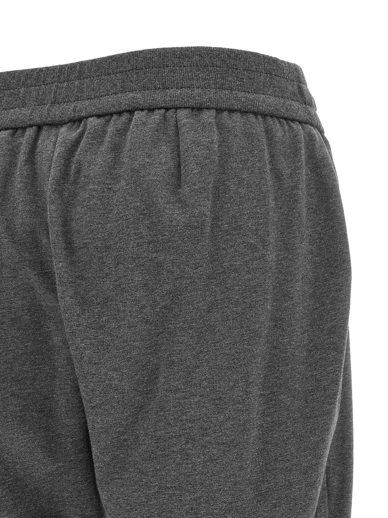 Brunello Cucinelli Pantalon décontracté en coton gris