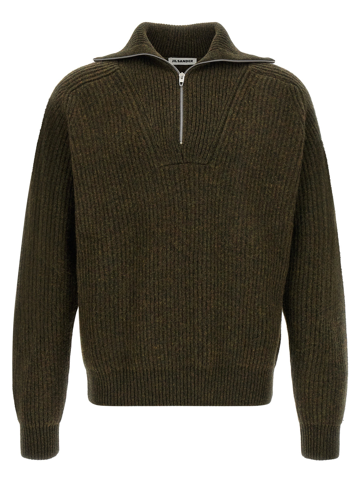Gilet en laine bicolore Jil Sander