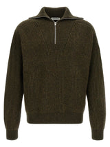 Gilet en laine bicolore Jil Sander