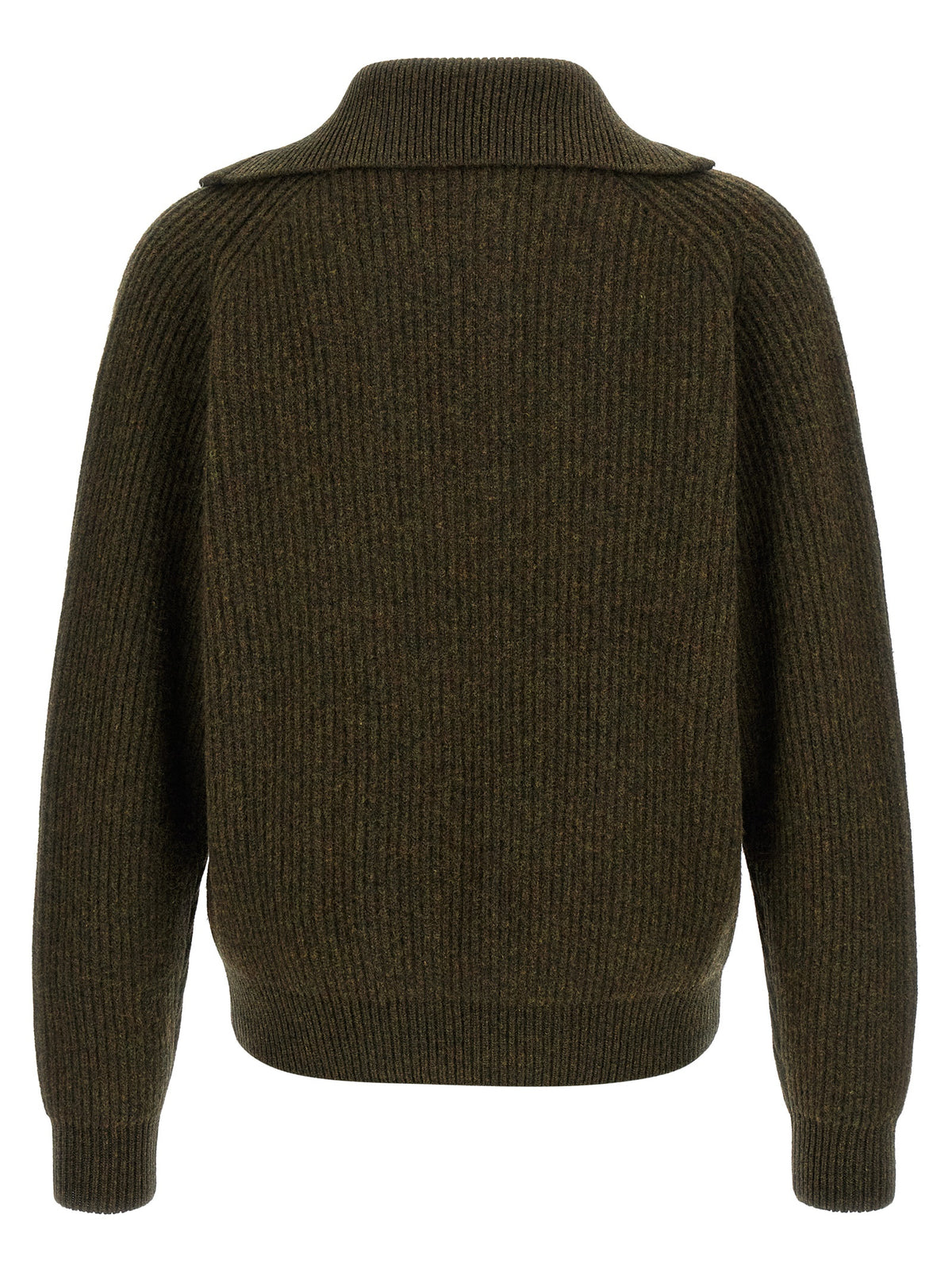 Gilet en laine bicolore Jil Sander