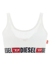 Diesel White Cotton Bra - Pr-Oriba-D-Core Collection