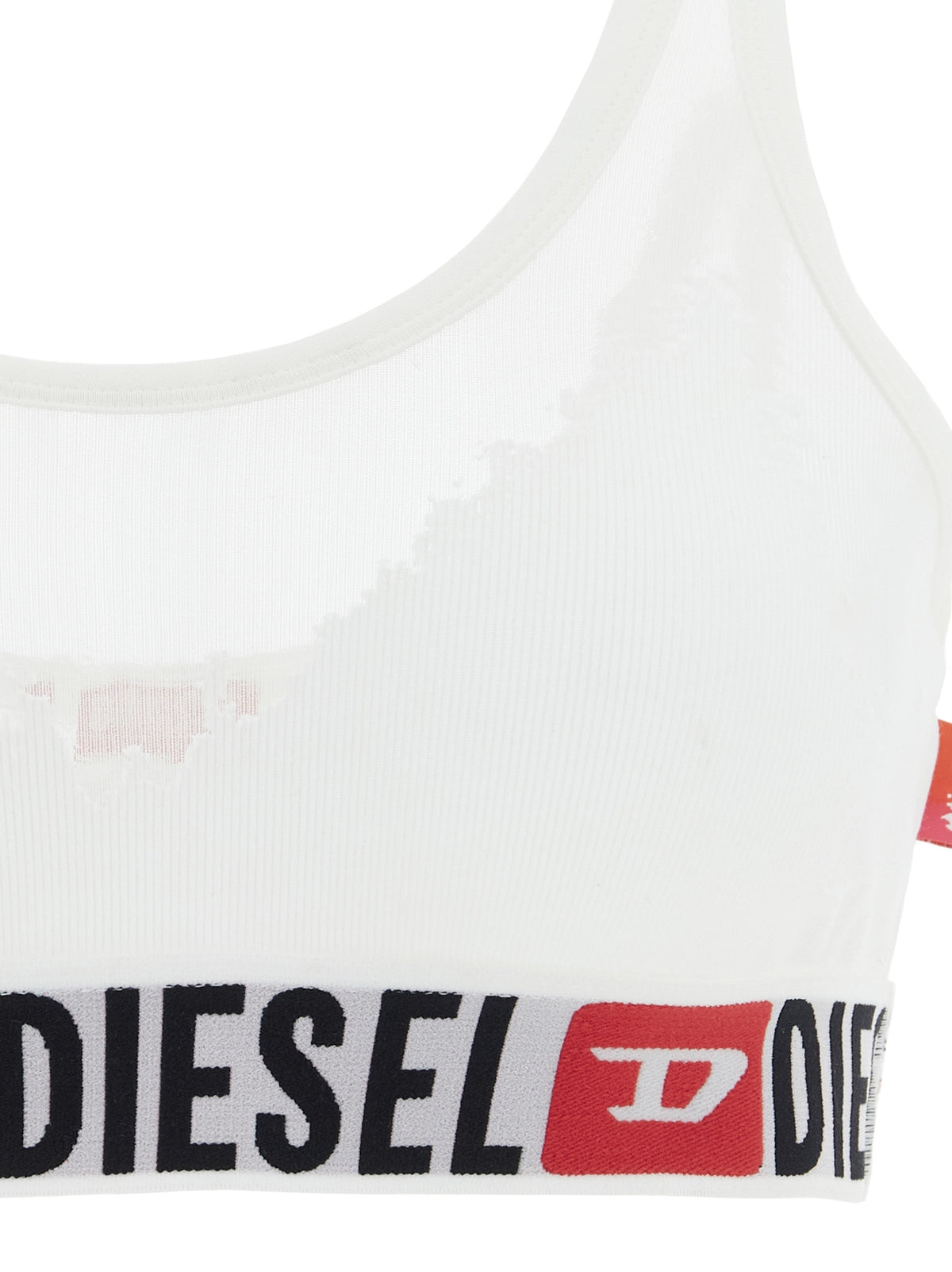 Diesel White Cotton Bra - Pr-Oriba-D-Core Collection