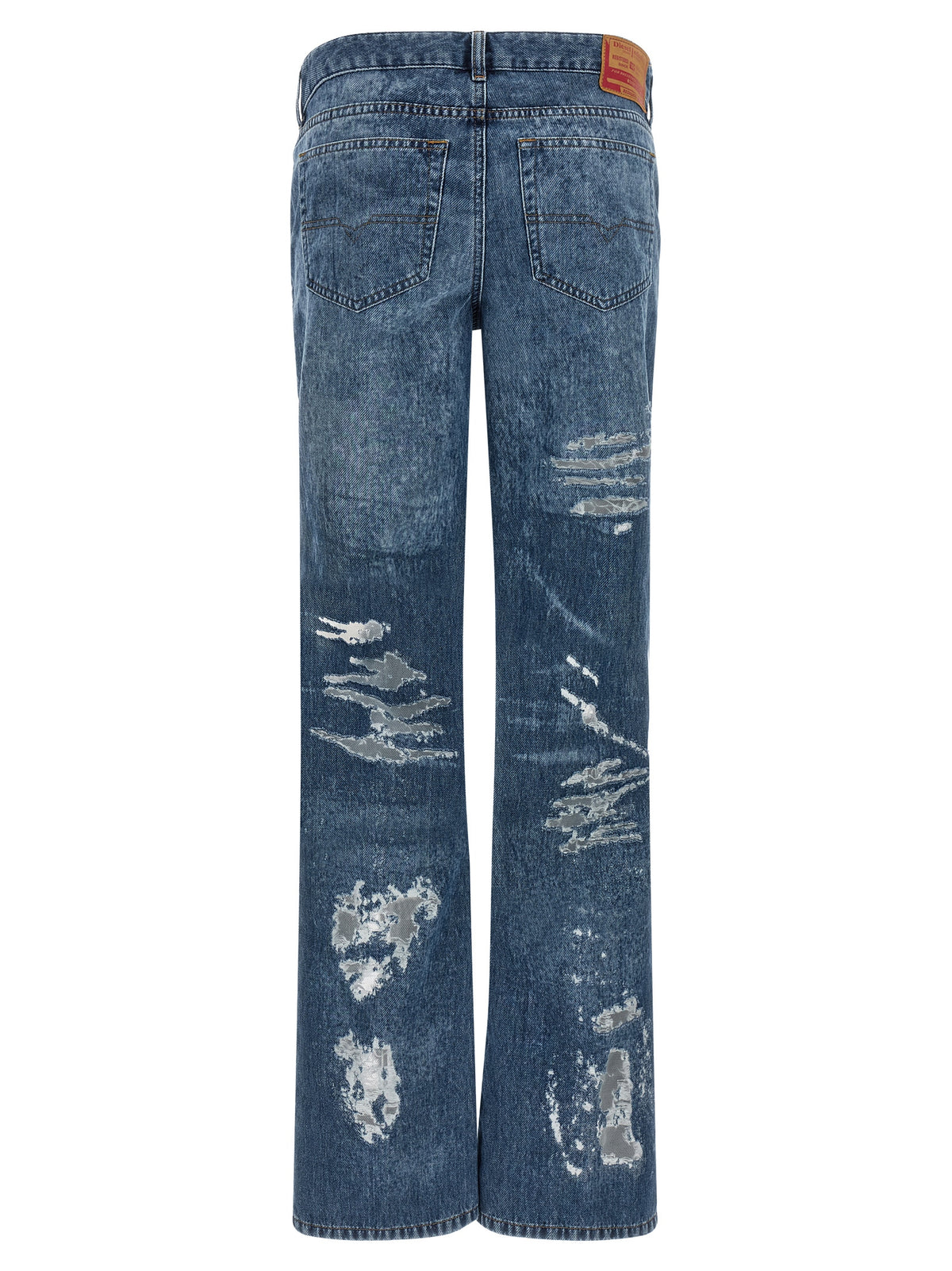Diesel Blue Cotton Flared Jeans - 1969 D-Ebbey