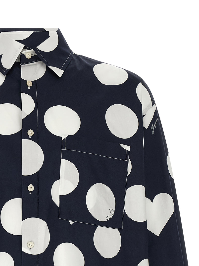 Jacquemus Blue Cotton Blouse