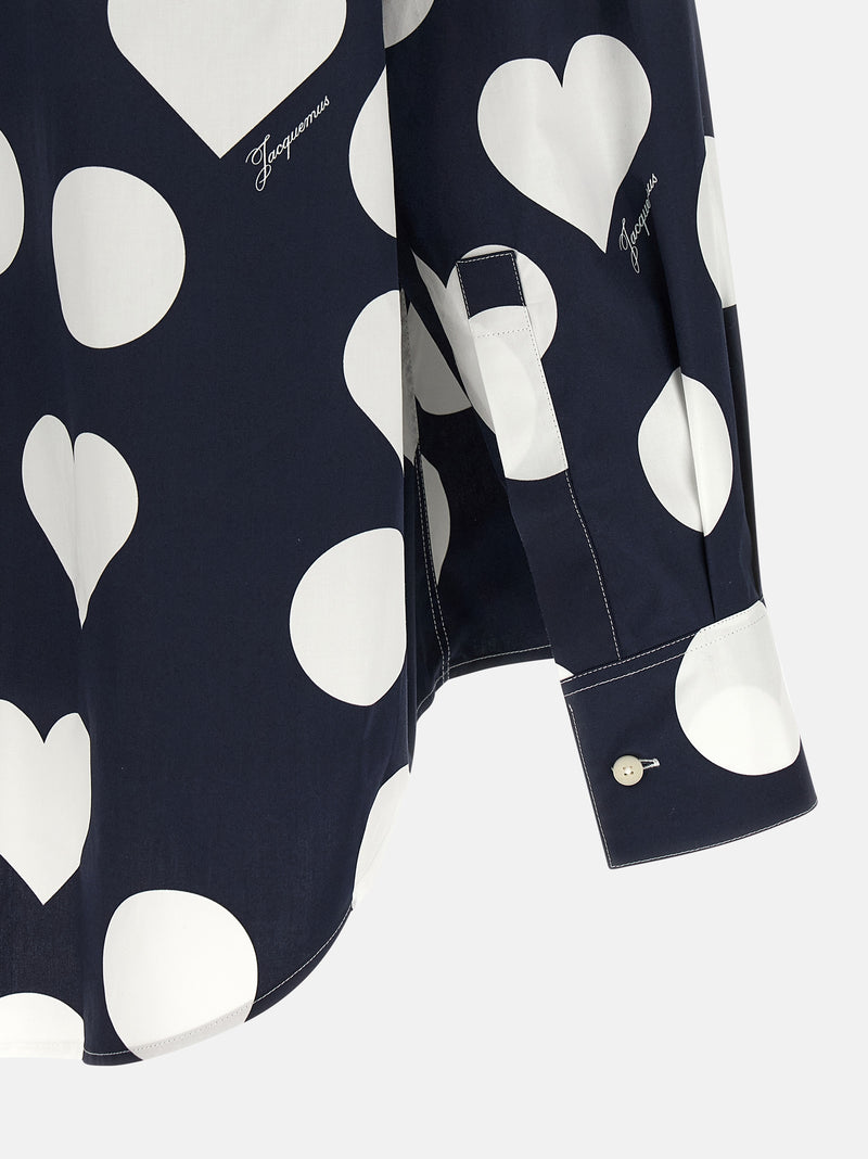 Jacquemus Blue Cotton Blouse