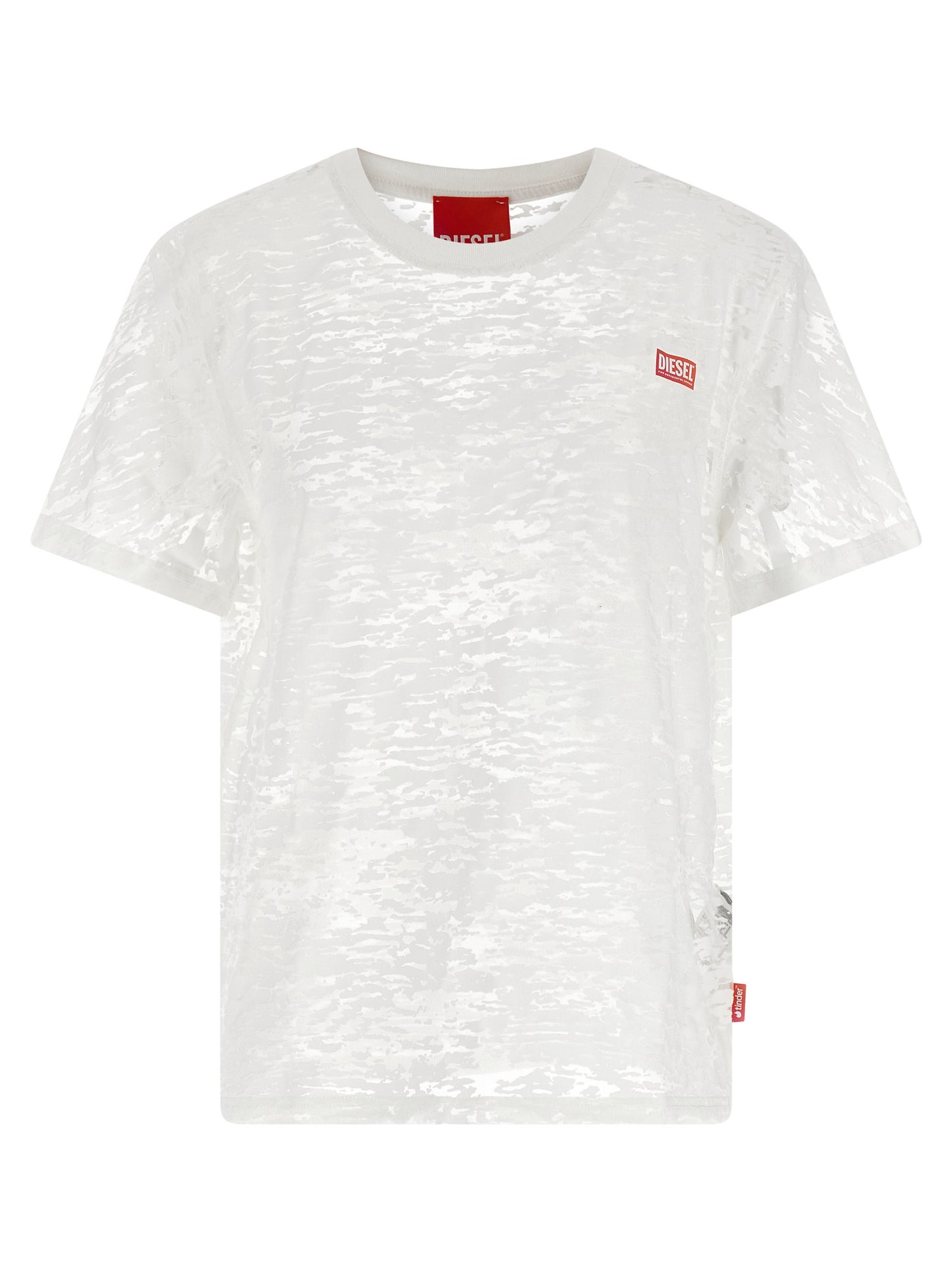 Diesel White Cotton T-Shirt