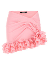 Jacquemus La Mini Jupe Playa Multicolor Long Skirt
