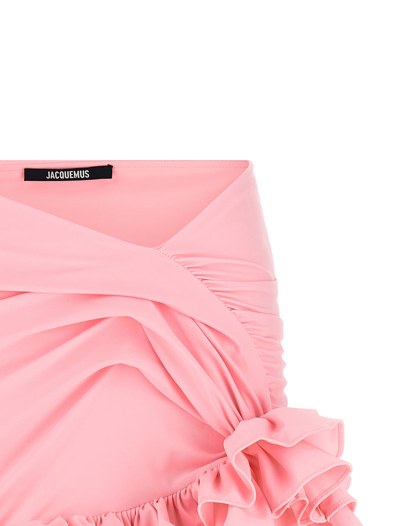 Jacquemus La Mini Jupe Playa Multicolor Long Skirt