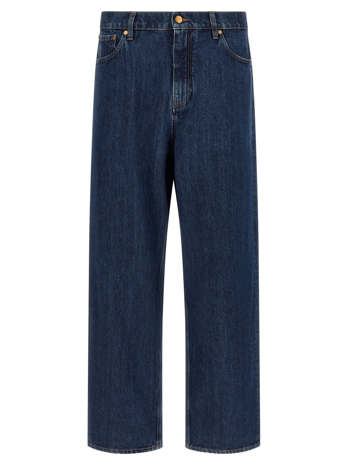 Jean droit en coton bleu Jil Sander