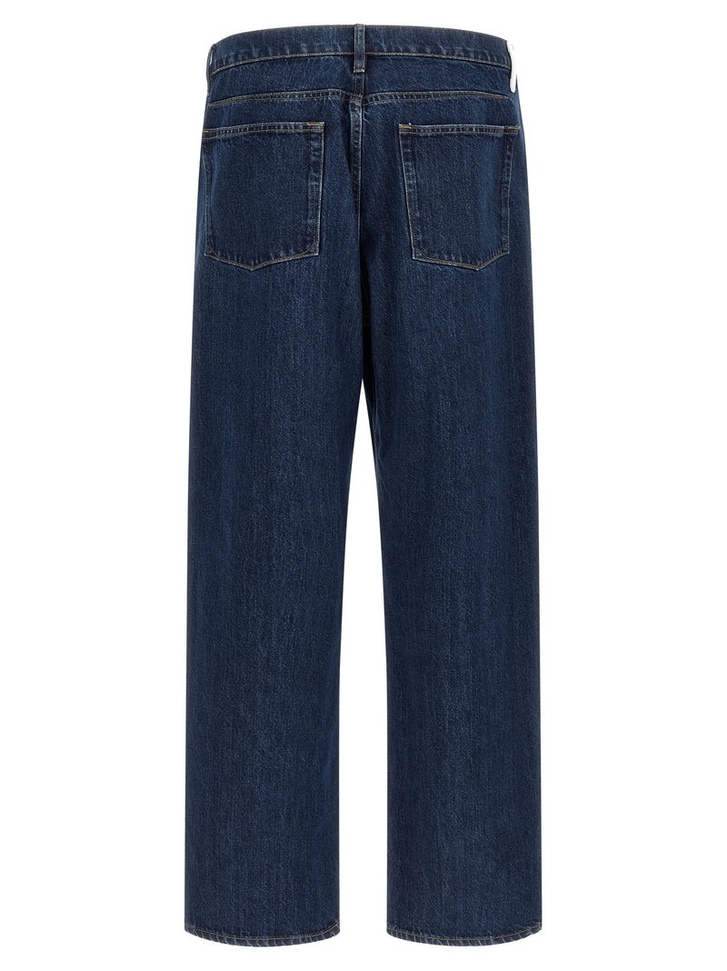 Jean droit en coton bleu Jil Sander