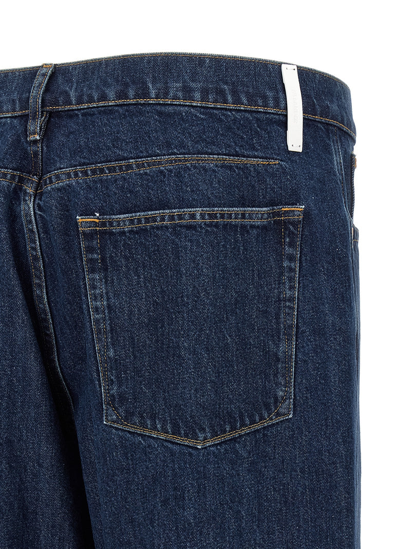 Jean droit en coton bleu Jil Sander