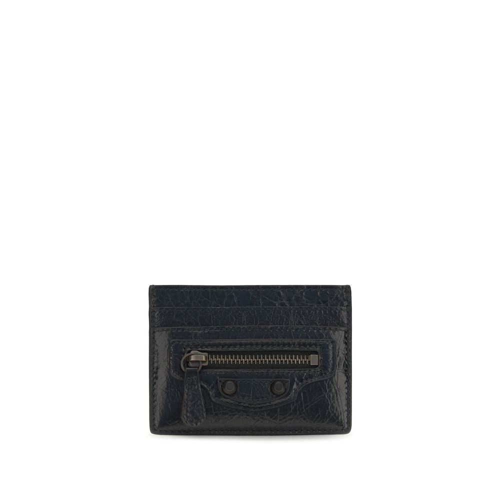 Balenciaga Black Lamb Ovis Aries Wallet - Le City Card Holder