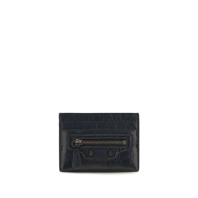 Balenciaga Black Lamb Ovis Aries Wallet - Le City Card Holder