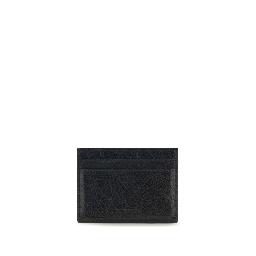 Balenciaga Black Lamb Ovis Aries Wallet - Le City Card Holder