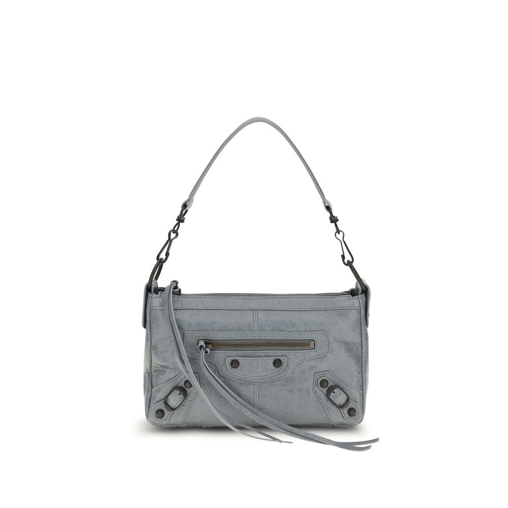 Sac à main Balenciaga gris en agneau Ovis Aries Aries