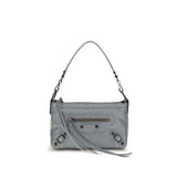 Sac à main Balenciaga gris en agneau Ovis Aries Aries