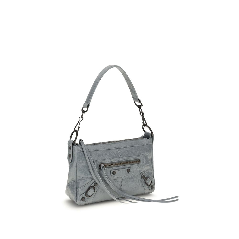 Sac à main Balenciaga gris en agneau Ovis Aries Aries
