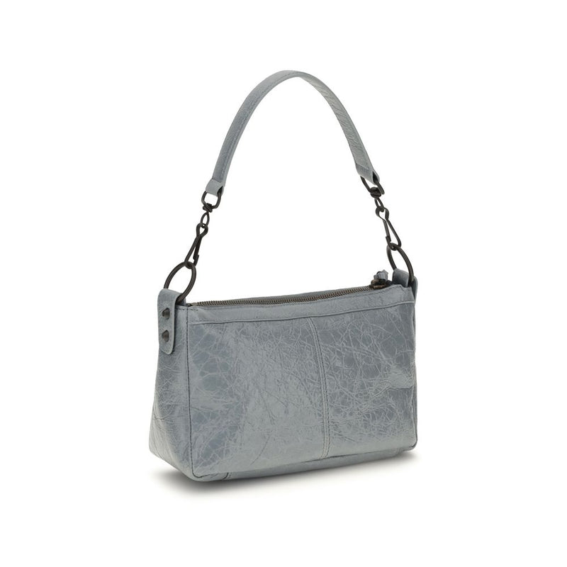 Sac à main Balenciaga gris en agneau Ovis Aries Aries