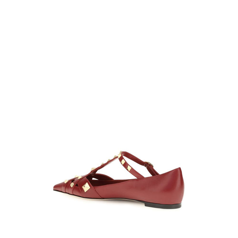 Ballerines Valentino Garavani en Chèvre Multicolore