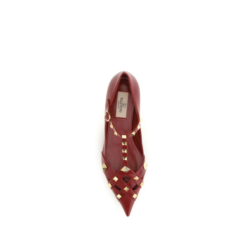 Ballerines Valentino Garavani en Chèvre Multicolore