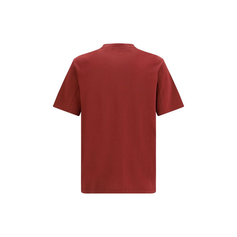 Brunello Cucinelli T-shirt en coton bordeaux