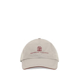 Brunello Cucinelli Gray Polyester Cap (Baseball Hat)