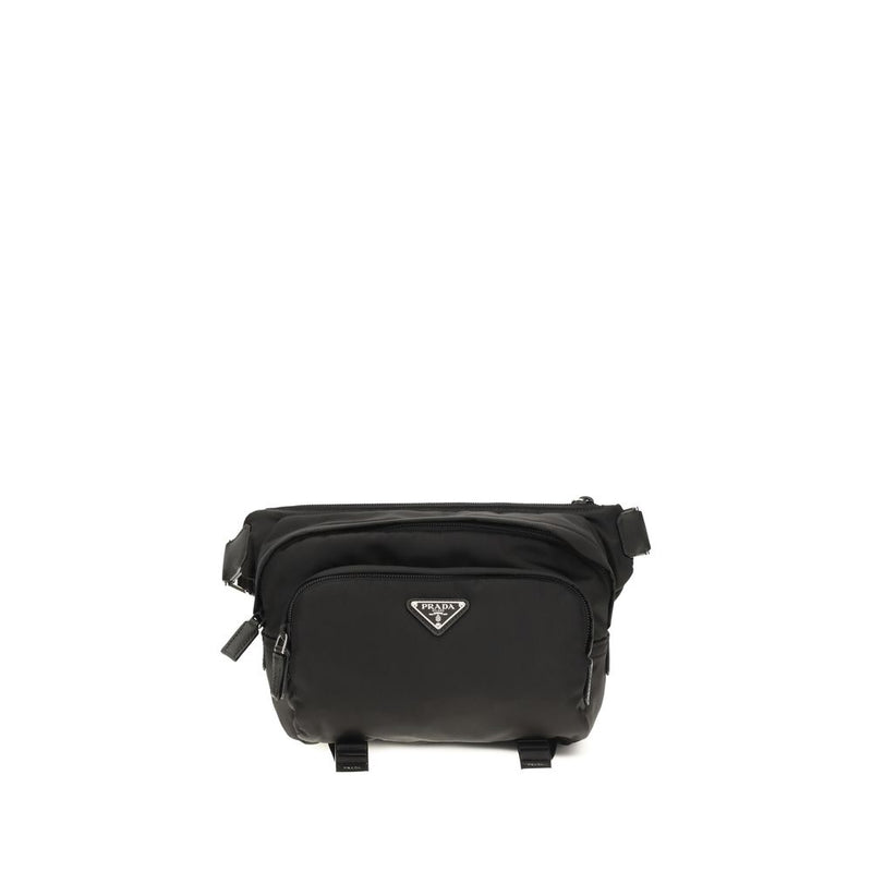 Prada Black Nylon Shoulder Bag