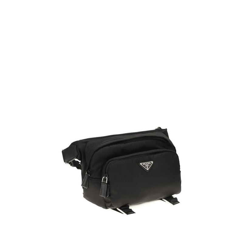 Sac bandoulière Prada en nylon noir