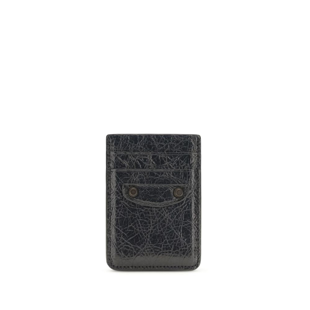 Portefeuille Balenciaga noir agneau Ovis Aries Aries