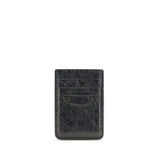 Portefeuille Balenciaga noir agneau Ovis Aries Aries