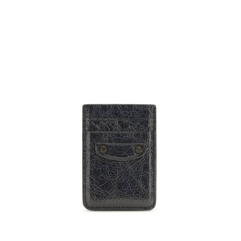 Portefeuille Balenciaga noir agneau Ovis Aries Aries
