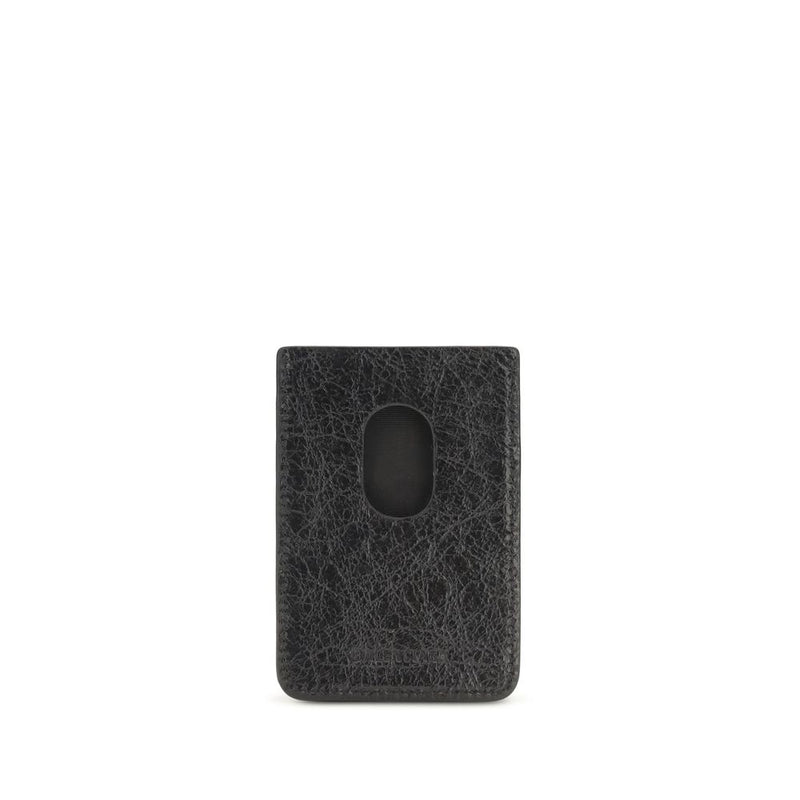 Portefeuille Balenciaga noir agneau Ovis Aries Aries