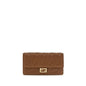 Fendi Brown Calf Leather Bos Taurus Wallet