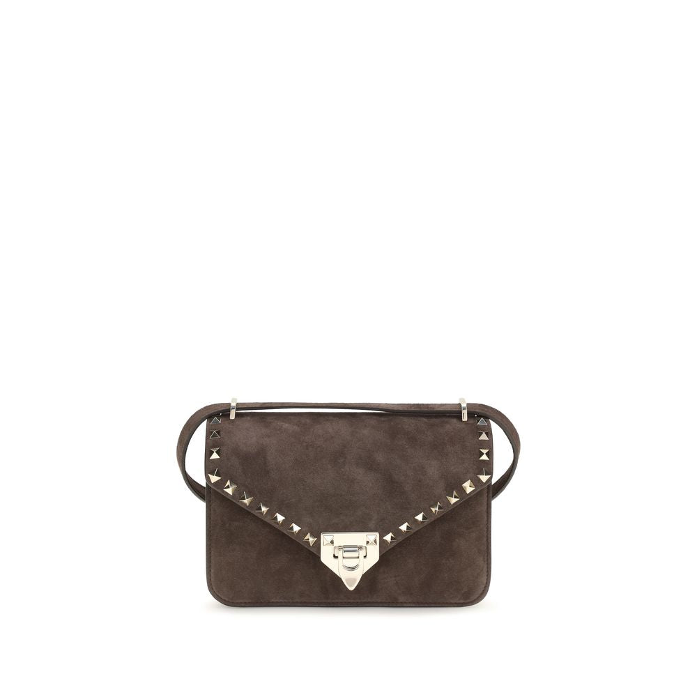 Sac bandoulière Valentino Garavani en daim marron