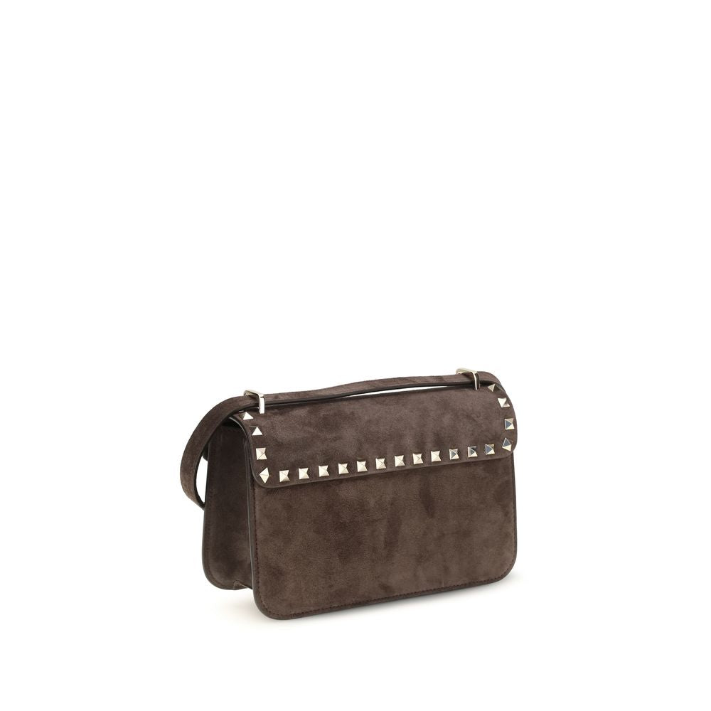 Sac bandoulière Valentino Garavani en daim marron
